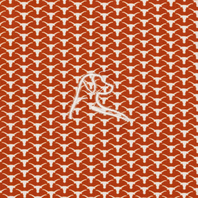 The Texas Horns | Collegiate Polo | The Texas Horns - Rust Orange/White