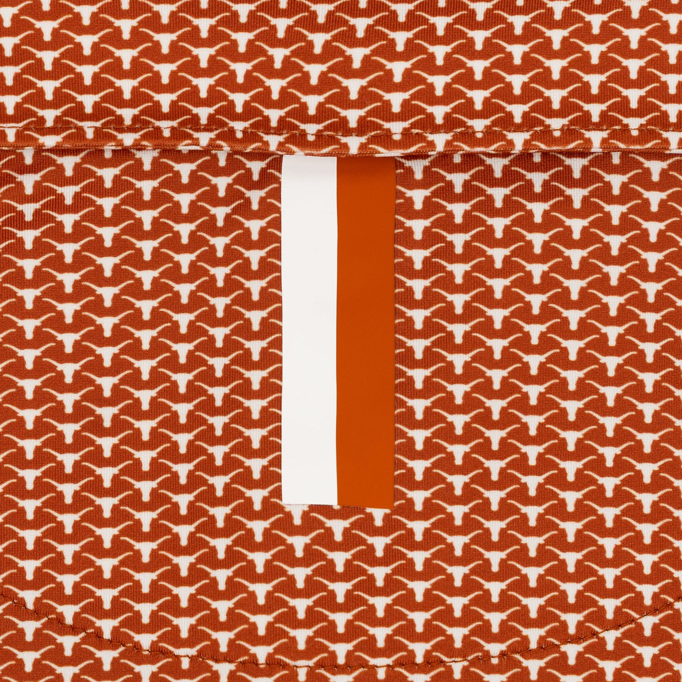 The Texas Horns | Collegiate Polo | The Texas Horns - Rust Orange/White