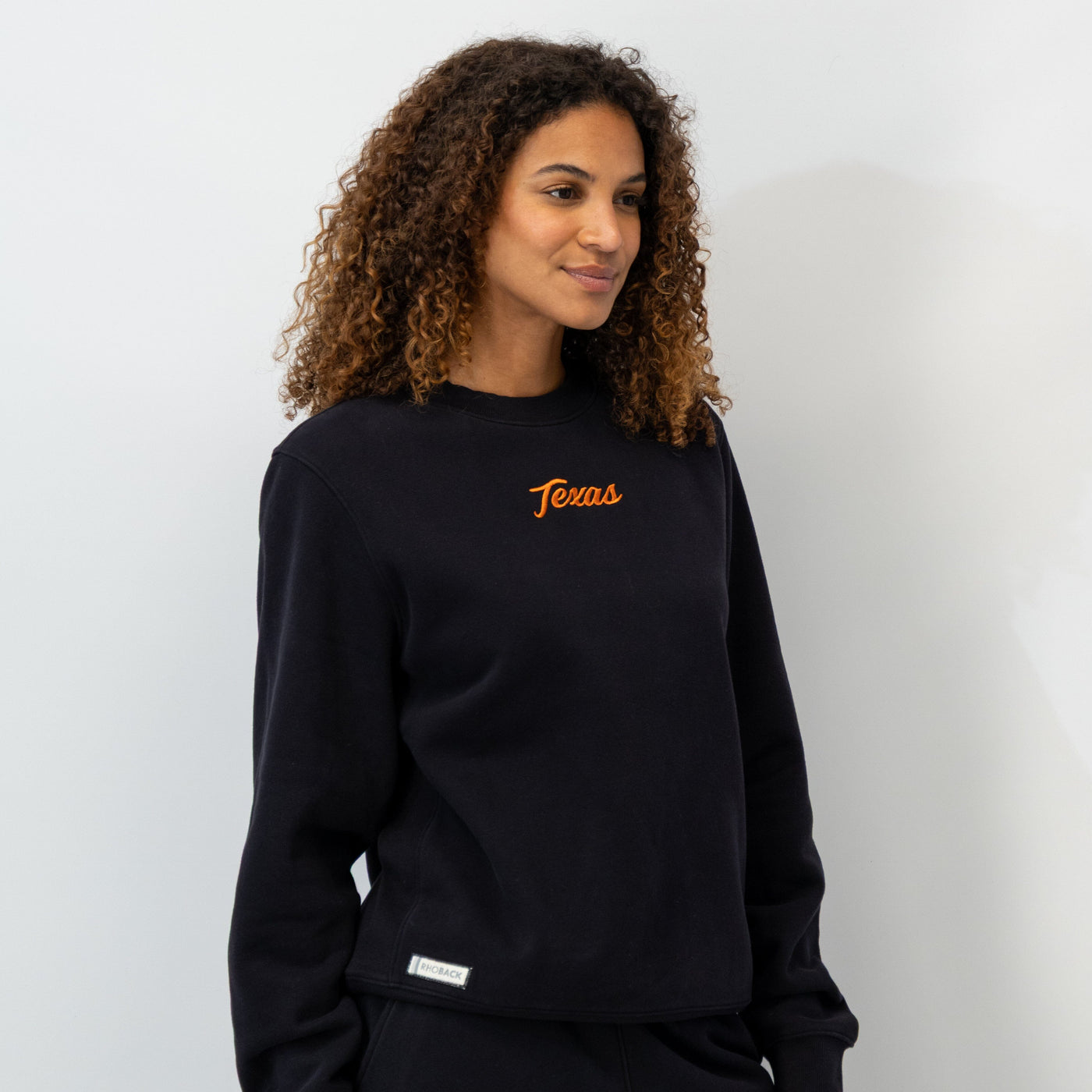 Ready Collegiate Crewneck - Texas | Solid - Midnight Black - Texas - 1 (Women)