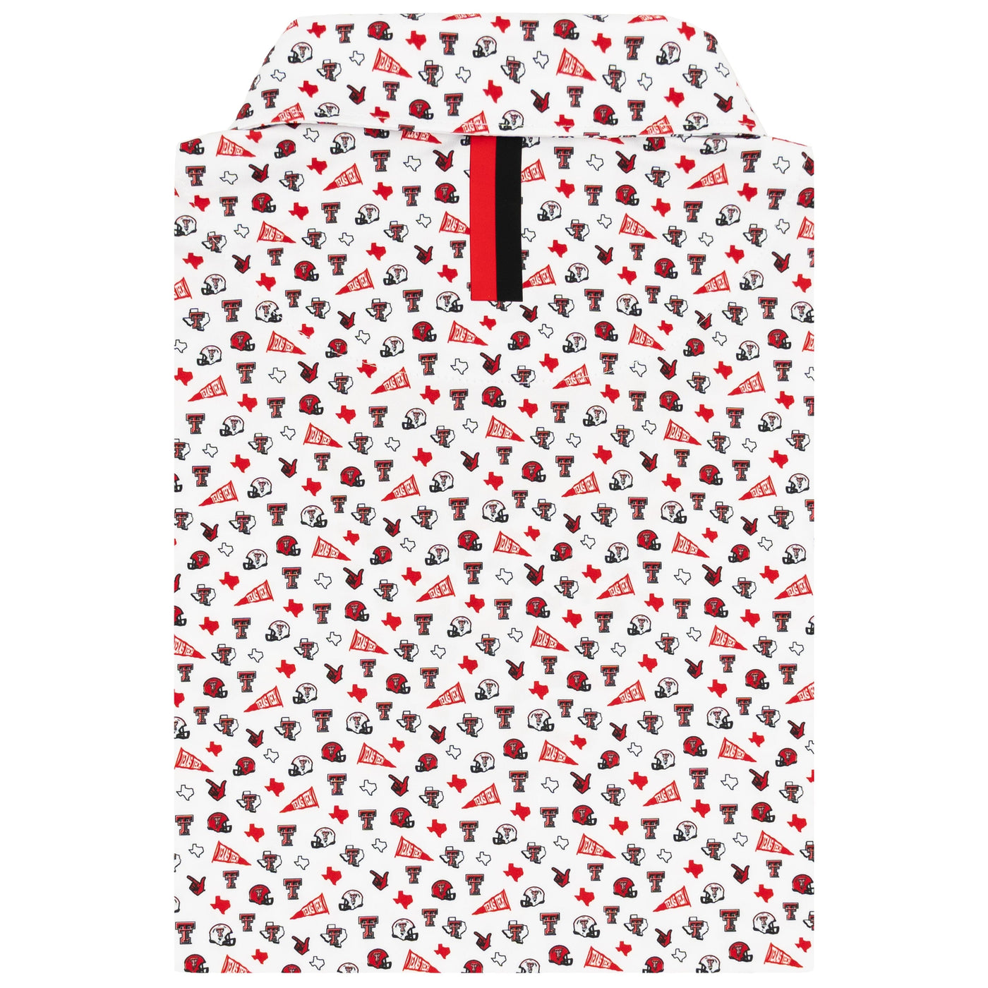 The Texas Tech Gameday | Collegiate Polo | The Texas Tech Gameday - White/Cherry Red