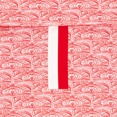 The Texas Tech Stadium | Collegiate Polo | The Texas Tech Stadium - White/Cherry Red