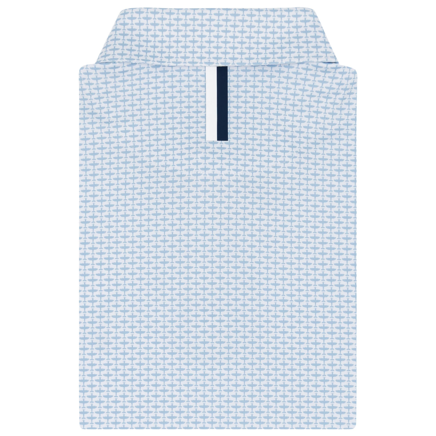 The Thunderbolt | Performance Polo | The Thunderbolt - White/Zenith Blue