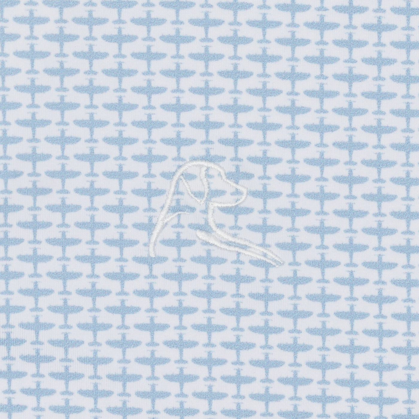 The Thunderbolt | Performance Polo | The Thunderbolt - White/Zenith Blue