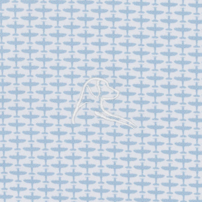 The Thunderbolt | Performance Polo | The Thunderbolt - White/Zenith Blue