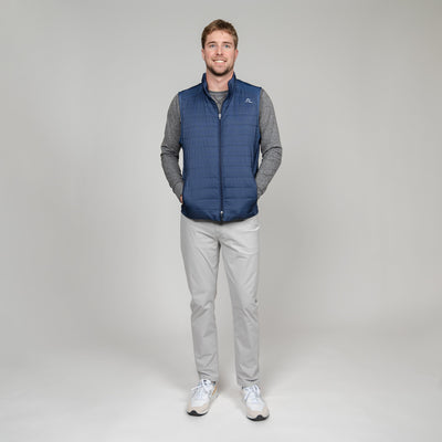 Fulton Performance Vest 1.0 | The Tribeca - Fleet Navy/Granite Blue