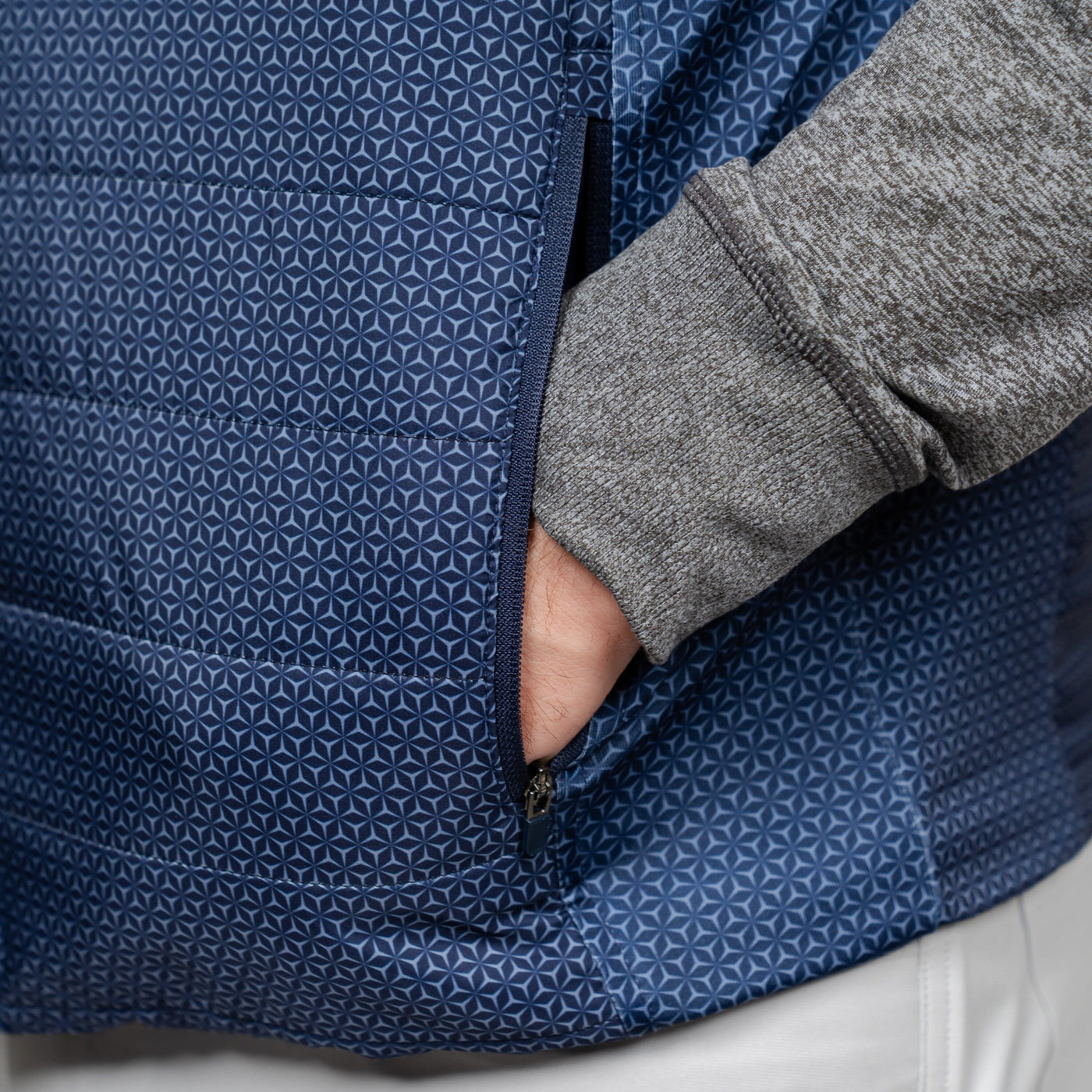 Fulton Performance Vest 1.0 | The Tribeca - Fleet Navy/Granite Blue