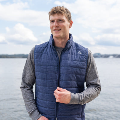 Fulton Performance Vest 1.0 | The Tribeca - Fleet Navy/Granite Blue