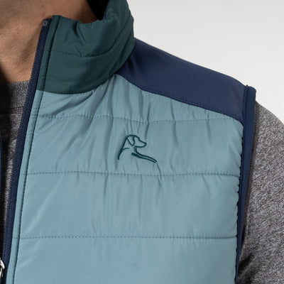 Fulton Performance Vest | The Triple Block - Ponderosa Green/Jungle Green/Fleet Navy