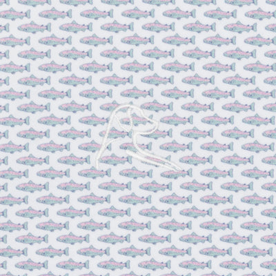 The Trout | Performance Polo | The Trout - White/Antigua Green