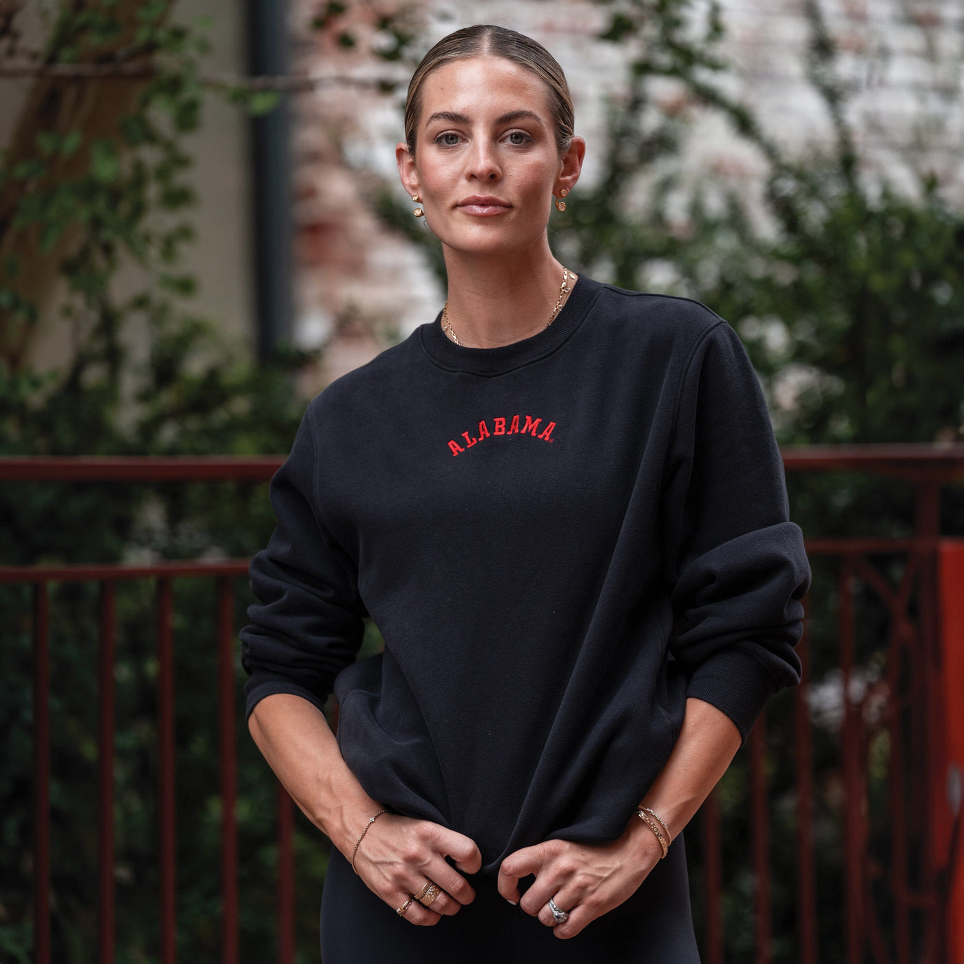 Ready Collegiate Crewneck - Alabama | Solid - Midnight Black - Alabama - 1 (Women)