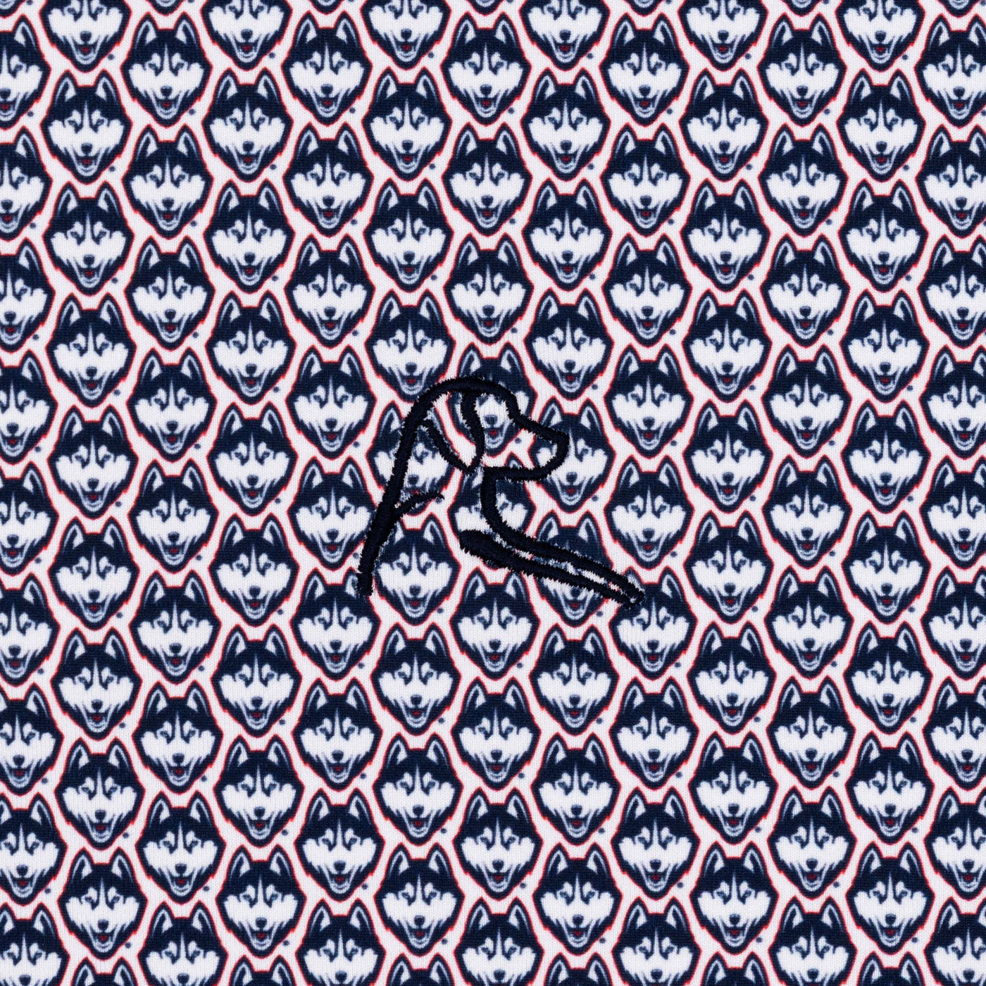 The UConn Huskies™ | Collegiate Polo | The UConn Huskies™ - White/Indigo Blue