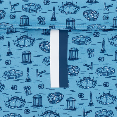 The UNC Carolina Blue™ | Collegiate Polo | The UNC Carolina Blue™ - Powder Blue/Admiral Navy
