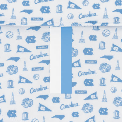 The UNC Gameday | Collegiate Polo | The UNC Gameday - White/Powder Blue