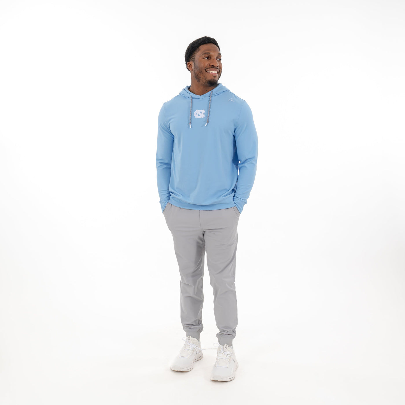 Hesi Collegiate Hoodie - UNC | Solid - Powder Blue - UNC - 1