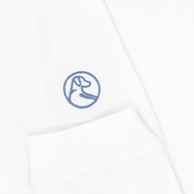 Solid Collegiate Q-Zip - UNC | Solid - White - UNC - 1