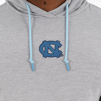 Hesi Collegiate Hoodie - UNC | Heather - Stainless Steel/White - UNC - 1