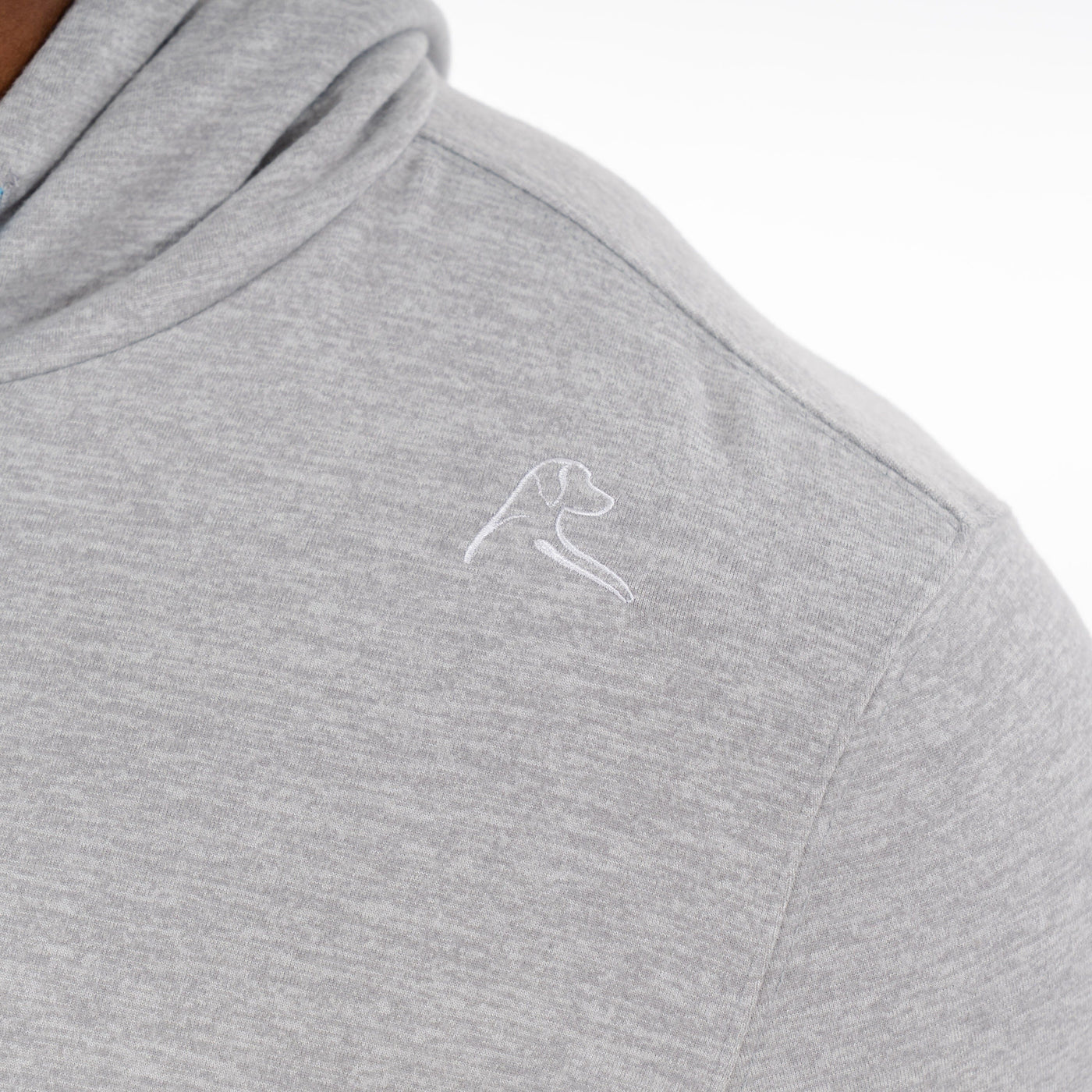 Hesi Collegiate Hoodie - UNC | Heather - Stainless Steel/White - UNC - 1