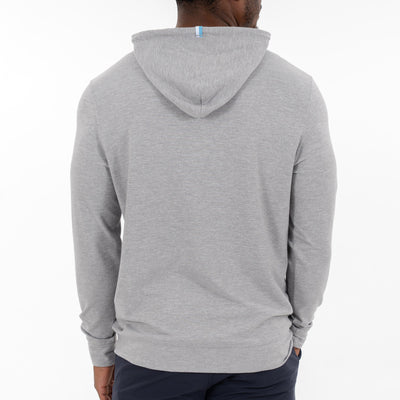 Hesi Collegiate Hoodie - UNC | Heather - Stainless Steel/White - UNC - 1