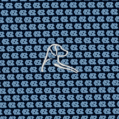 The UNC Tar Heel™ | Collegiate Polo | The UNC Tar Heel™ - Admiral Navy/Powder Blue