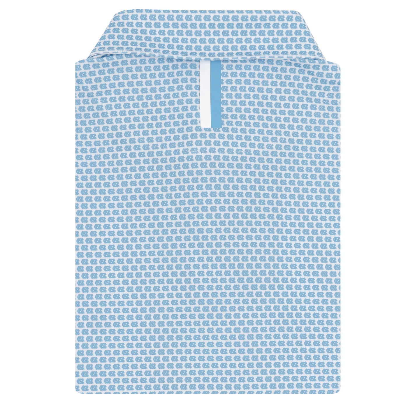 The UNC Tar Heel™ | Collegiate Polo | The UNC Tar Heel™ - White/Powder Blue