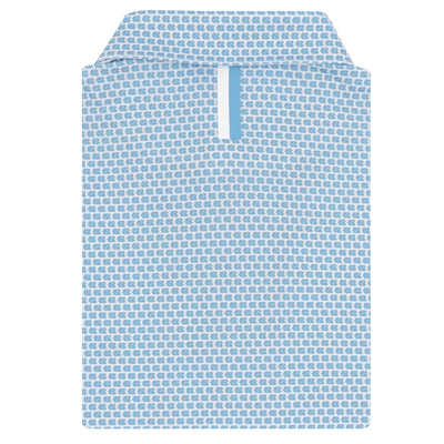The UNC Tar Heel™ | Collegiate Polo | The UNC Tar Heel™ - White/Powder Blue
