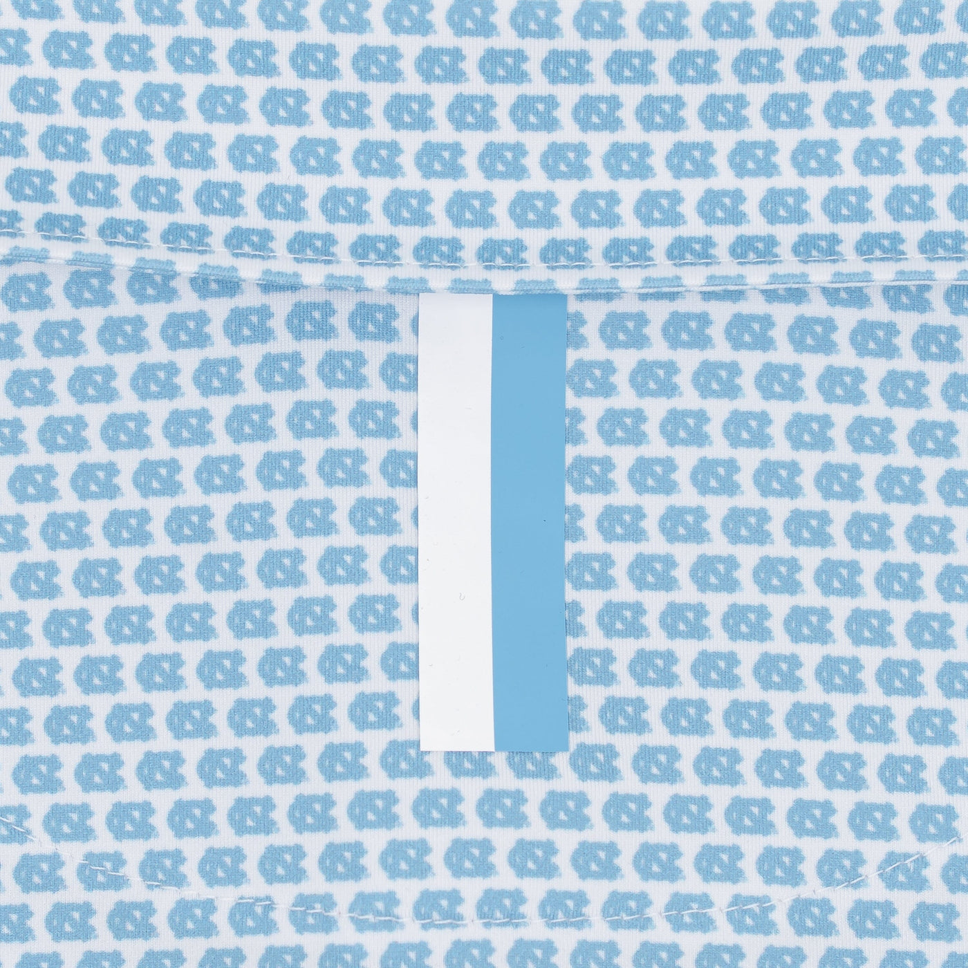 The UNC Tar Heel™ | Collegiate Polo | The UNC Tar Heel™ - White/Powder Blue