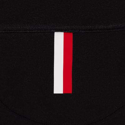 Utah Helmet Stripe Collegiate Q-Zip | The Utah Helmet Stripe - Black/Roar Red
