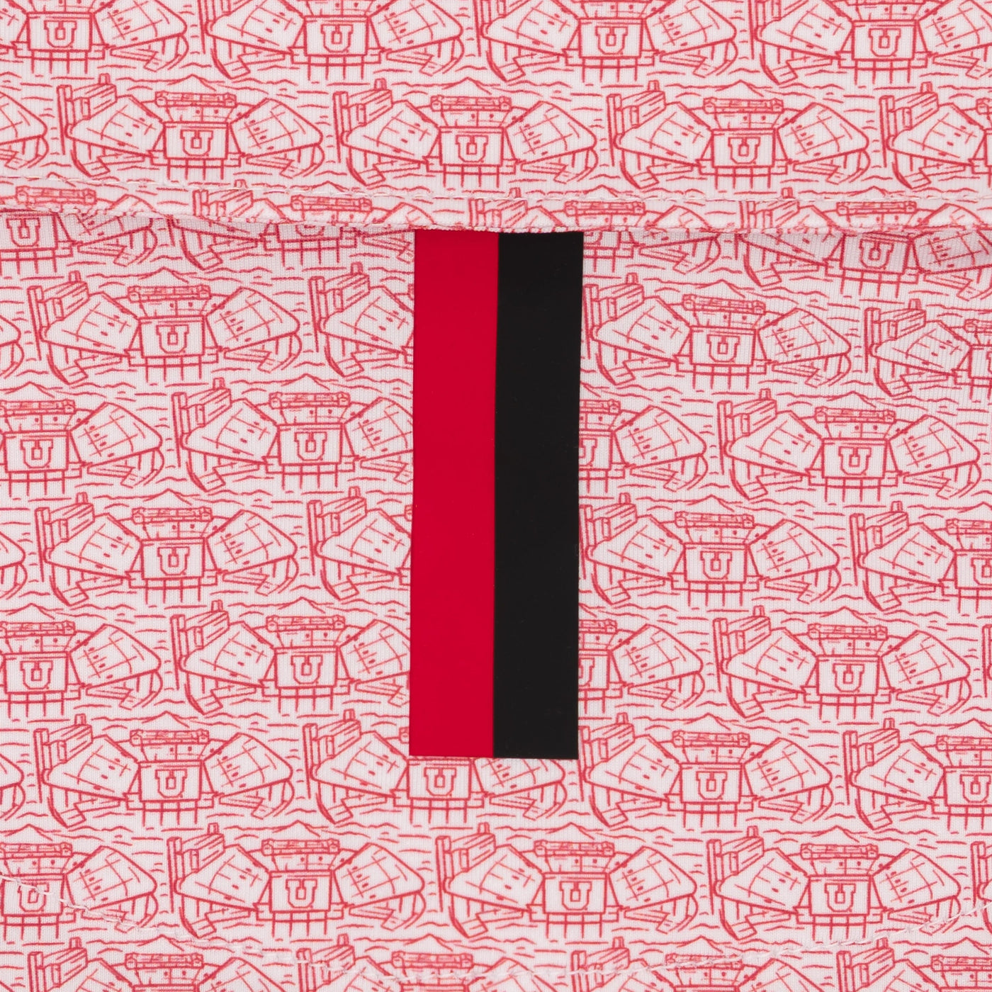 The Utah Rice-Eccles Stadium | Collegiate Polo | The Utah Rice-Eccles Stadium - White/Roar Red