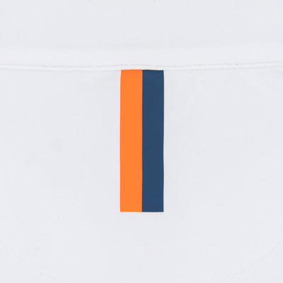 UVA Argyle Stripe Collegiate Q-Zip | The UVA Argyle Stripe - White/Admiral Navy