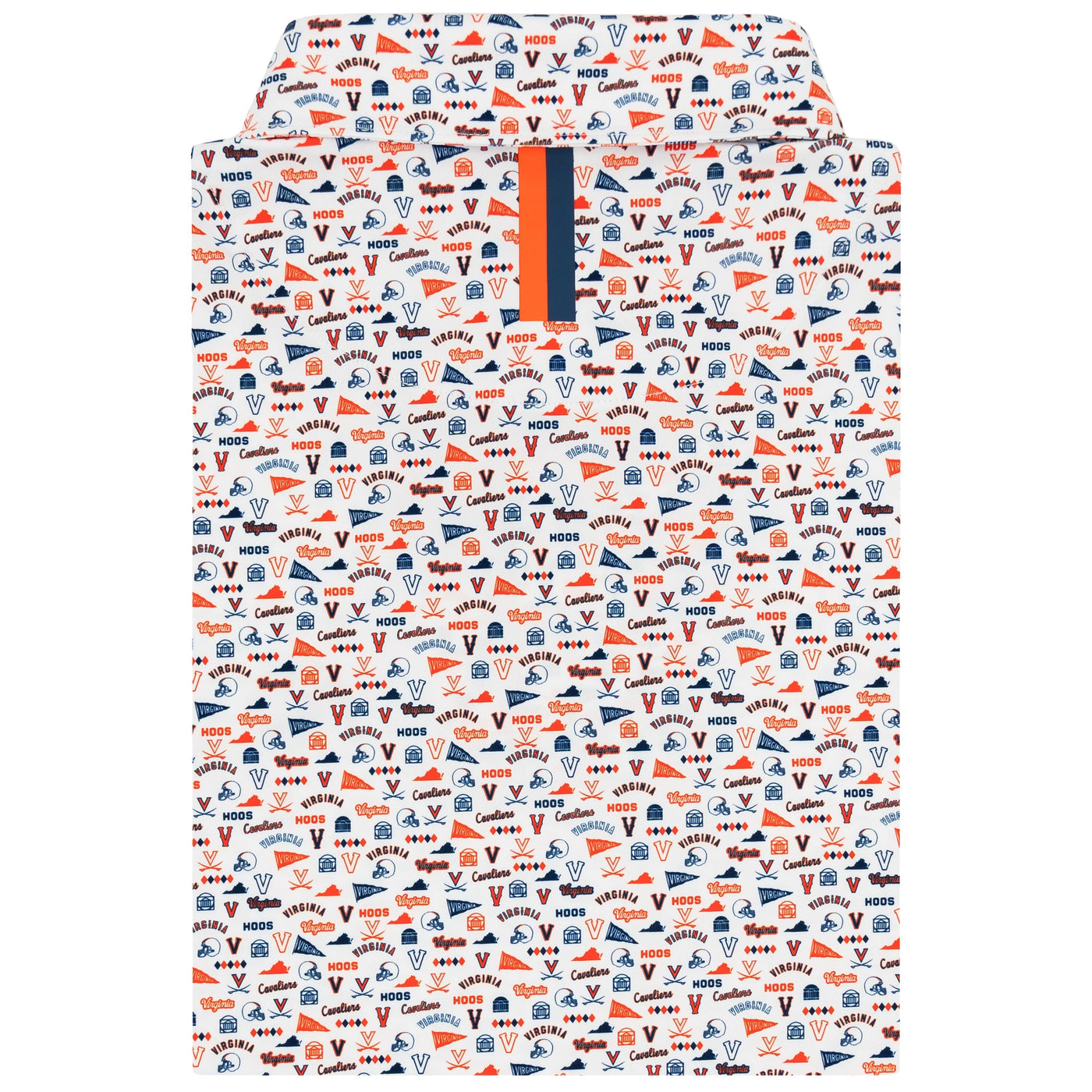The UVA Gameday | Collegiate Polo | The UVA Gameday - White/Admiral Navy