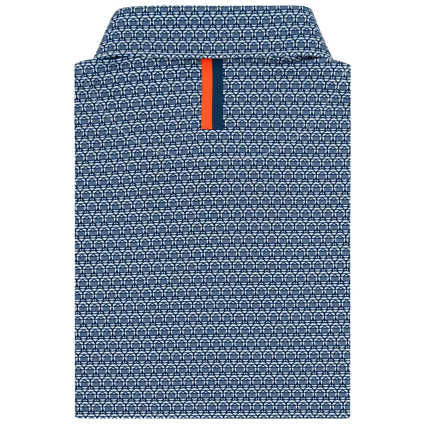 The UVA Rotunda | Collegiate Polo | The UVA Rotunda - White/Admiral Navy