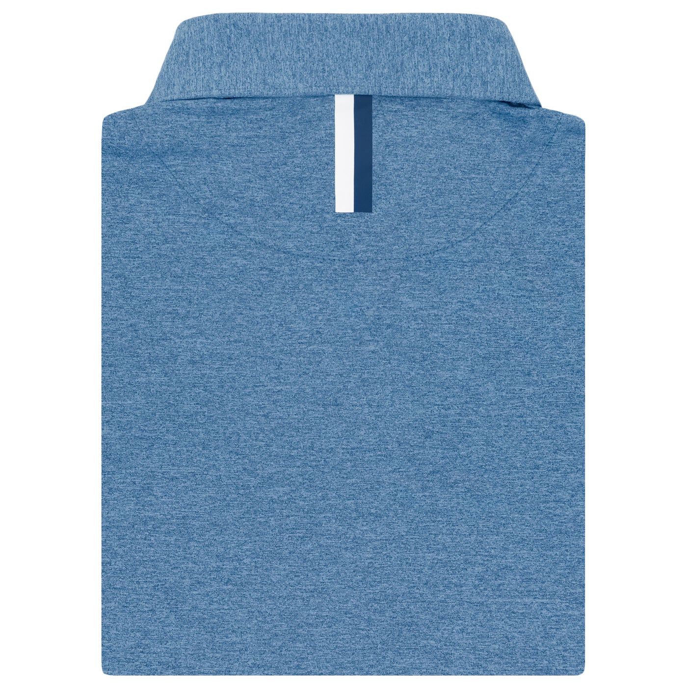 Heather | Long Sleeve Performance Polo | Heather - Vintage Blue/Stone Blue