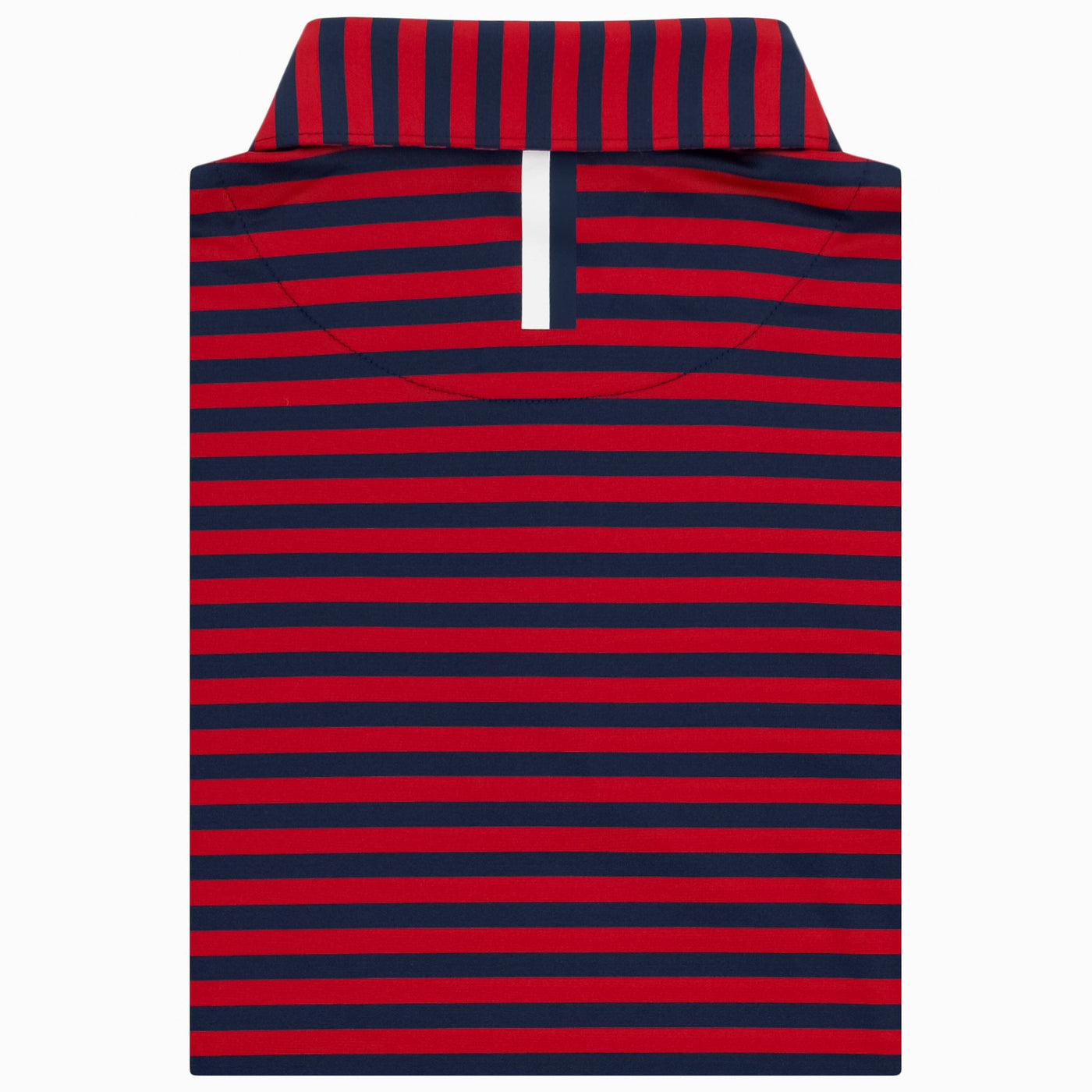 The Vintage Stripe | Performance Polo | The Vintage Stripe - Cardinal Red/Fleet Navy