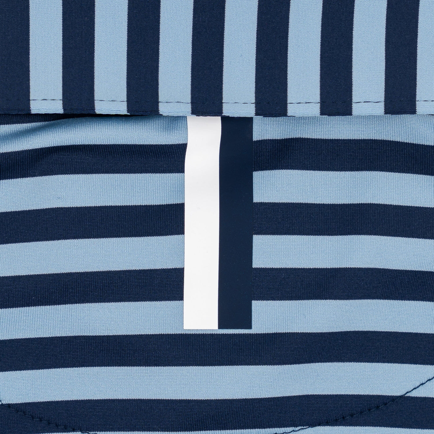 The Vintage Stripe | Performance Polo | The Vintage Stripe - Ice Pick Blue/Fleet Navy
