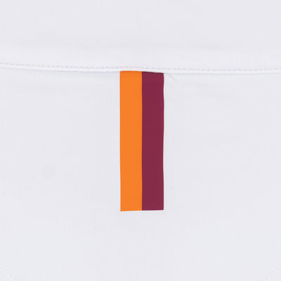Virginia Tech Helmet Stripe Collegiate Q-Zip | The Virginia Tech Helmet Stripe - White/Dark Maroon