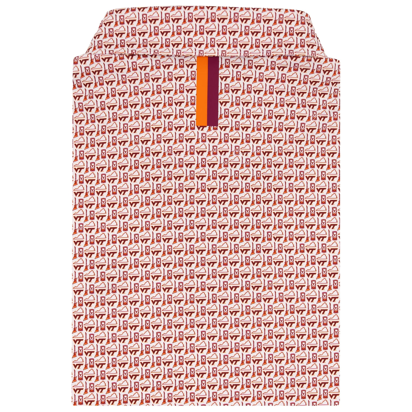 The Virginia Tech Sandman | Collegiate Polo | The Virginia Tech Sandman - White/Dark Maroon