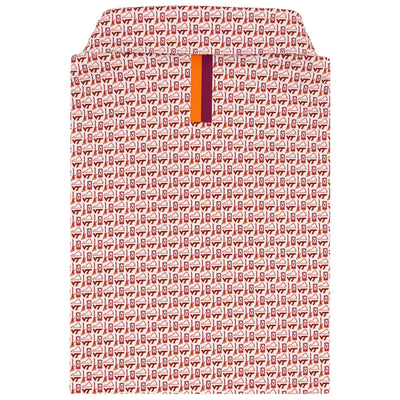 The Virginia Tech Sandman | Collegiate Polo | The Virginia Tech Sandman - White/Dark Maroon