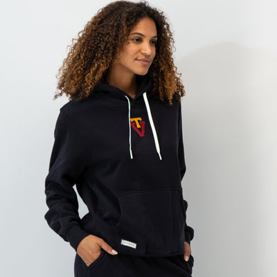 Ready Collegiate Hoodie - Virginia Tech | Solid - Midnight Black - Virginia Tech - 1 (Women)