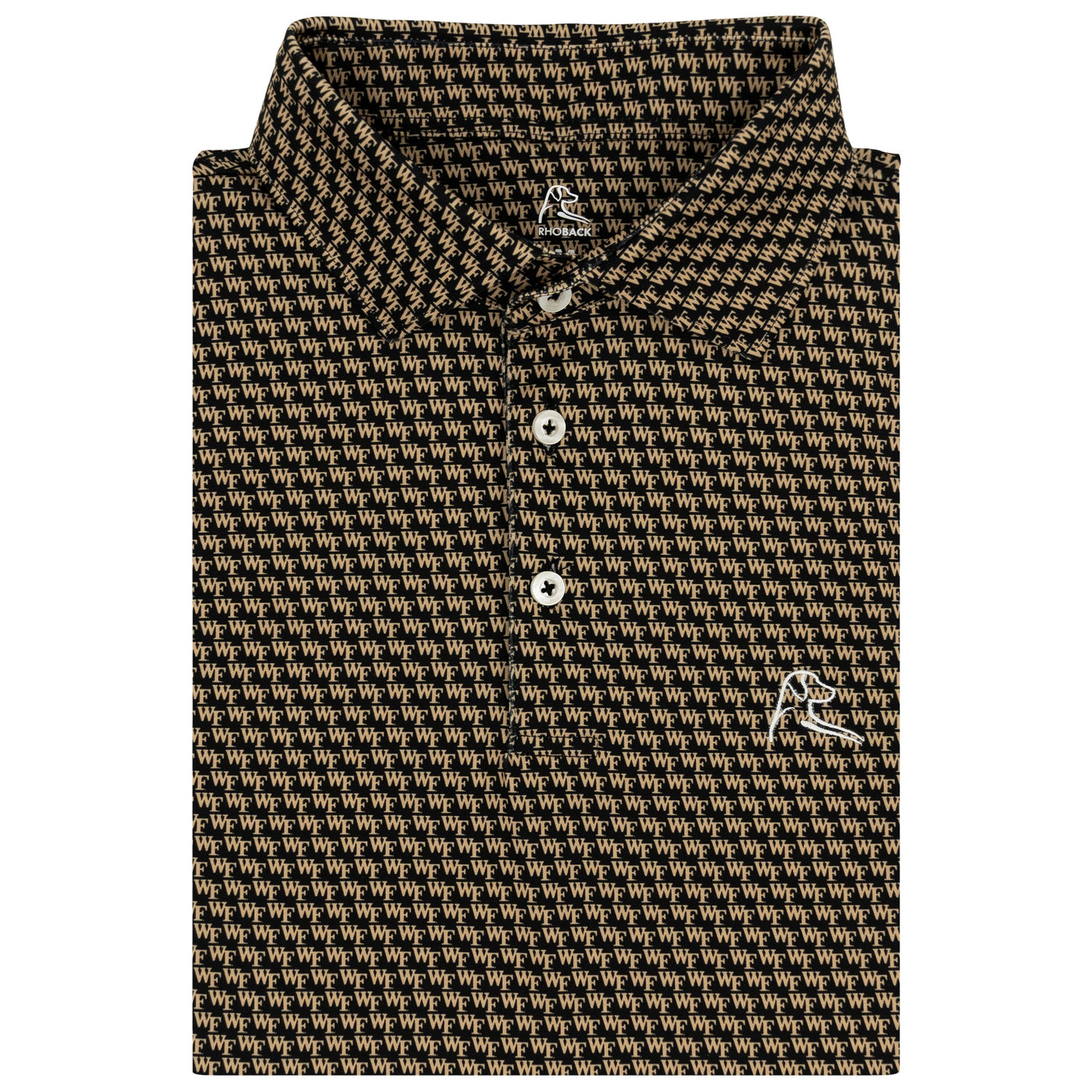 The Wake Forest Deacs™ | Collegiate Polo | The Wake Forest Deacs™ - Black/Old Gold