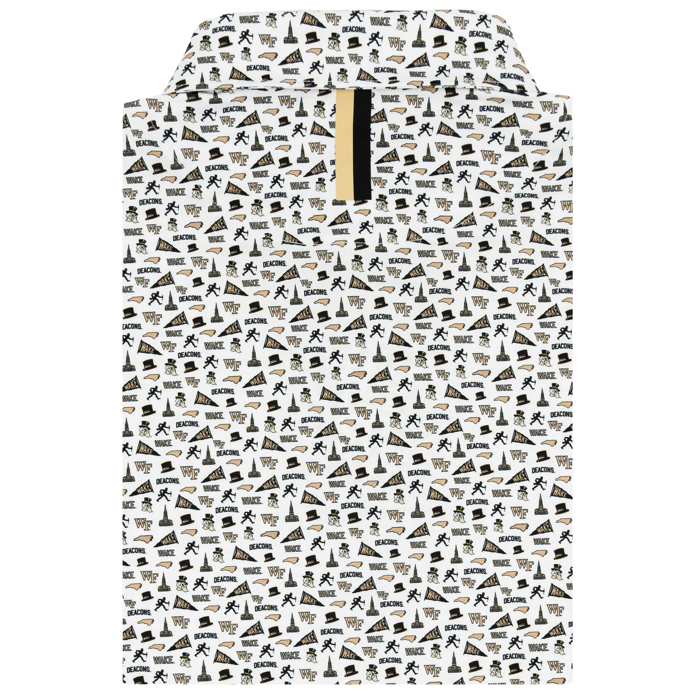 The Wake Forest Gameday | Collegiate Polo | The Wake Forest Gameday - White/Old Gold