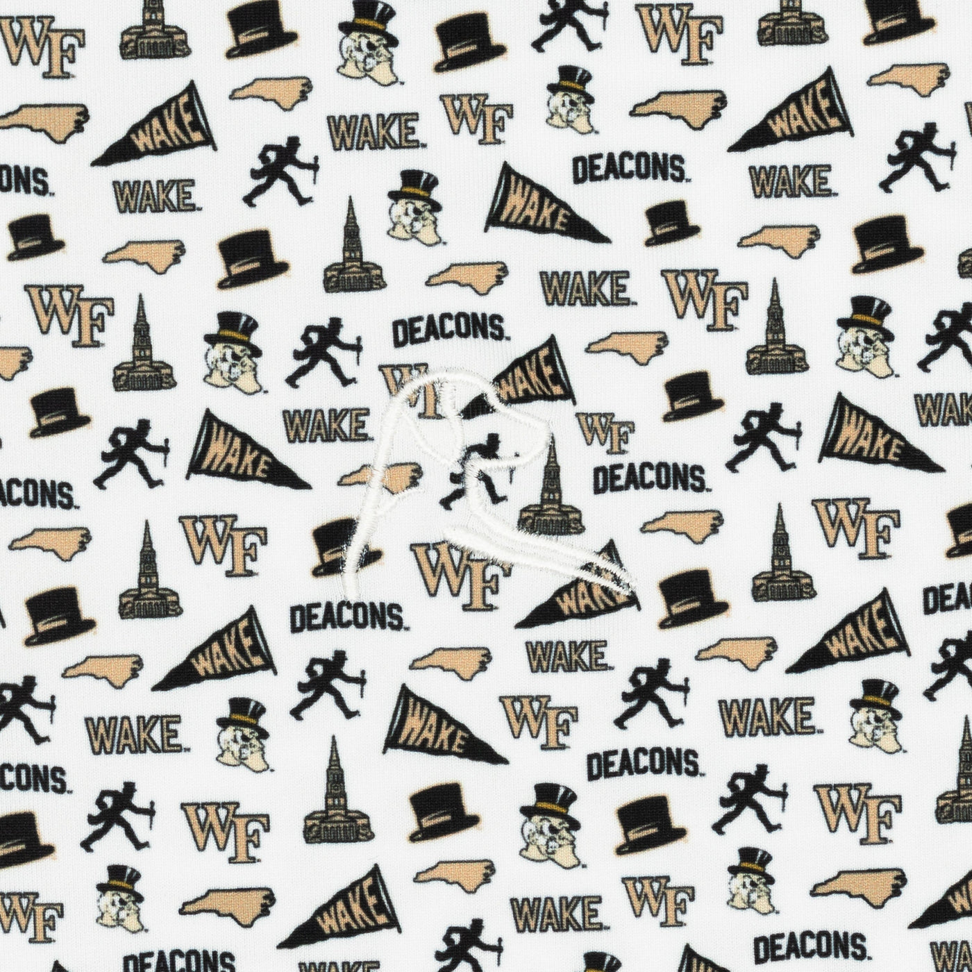 The Wake Forest Gameday | Collegiate Polo | The Wake Forest Gameday - White/Old Gold