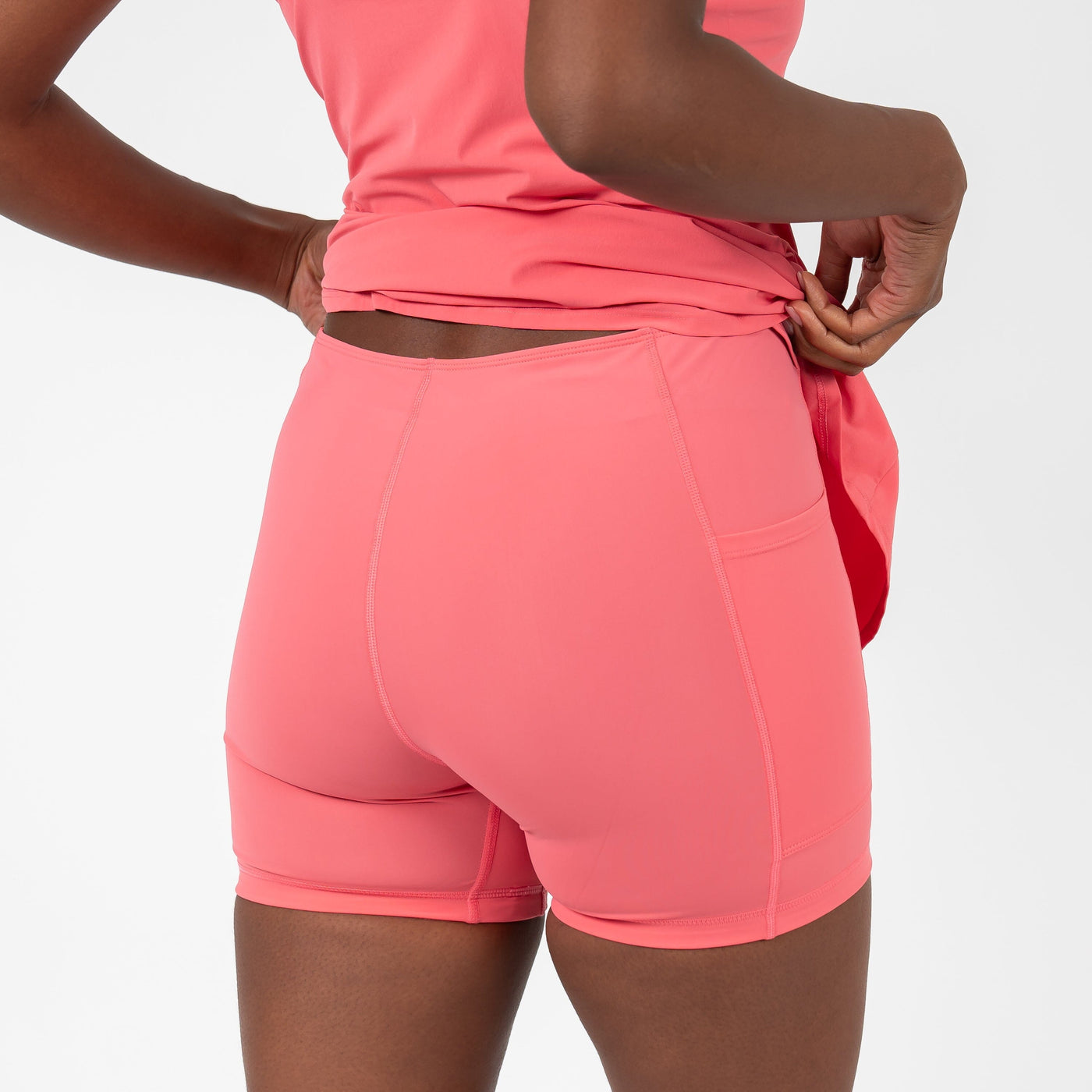 Demi Active Dress | Solid - Watermelon