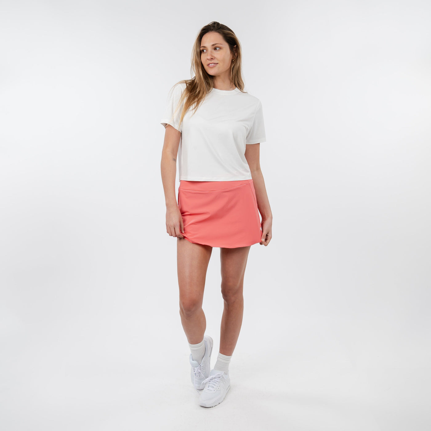Steffi Active Skort | Solid - Watermelon