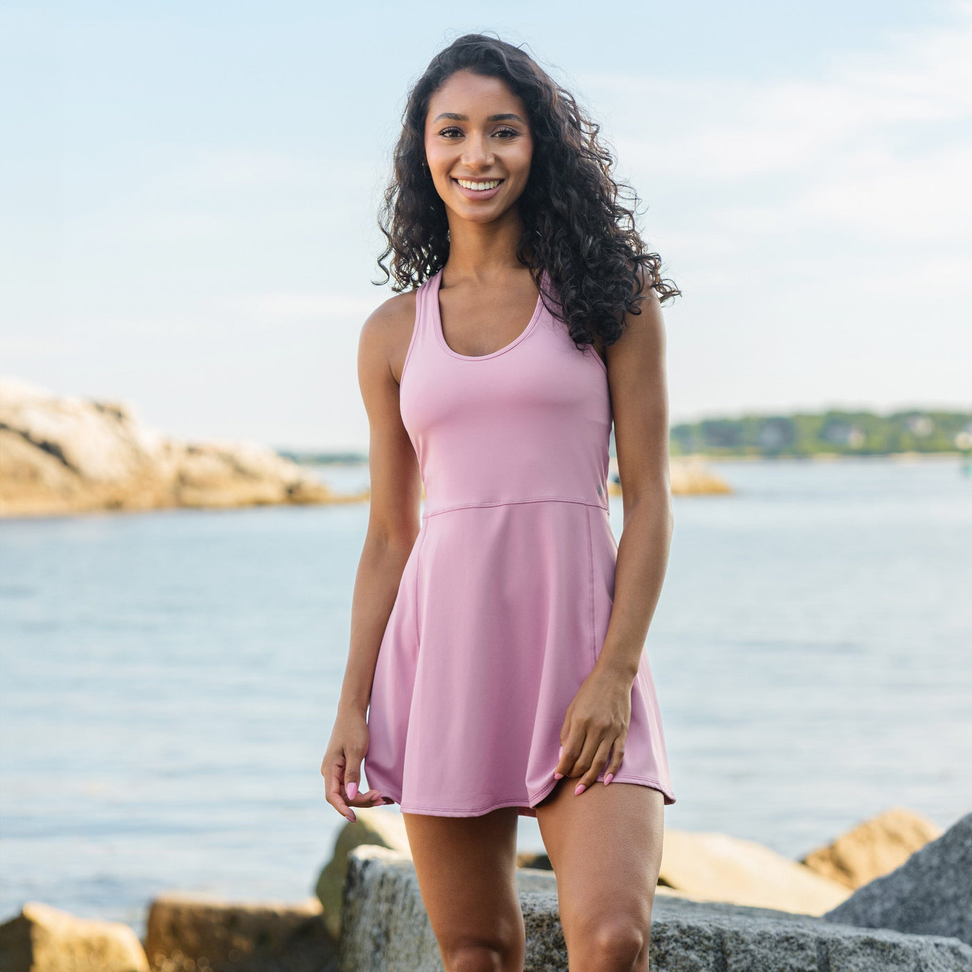 Everyday Active Dress | Solid - Dusk Pink