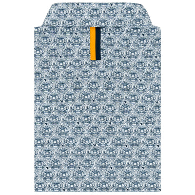 The West Virginia Mountaineer Field™ | Collegiate Polo | The West Virginia Mountaineer Field™ - White/Indigo Blue