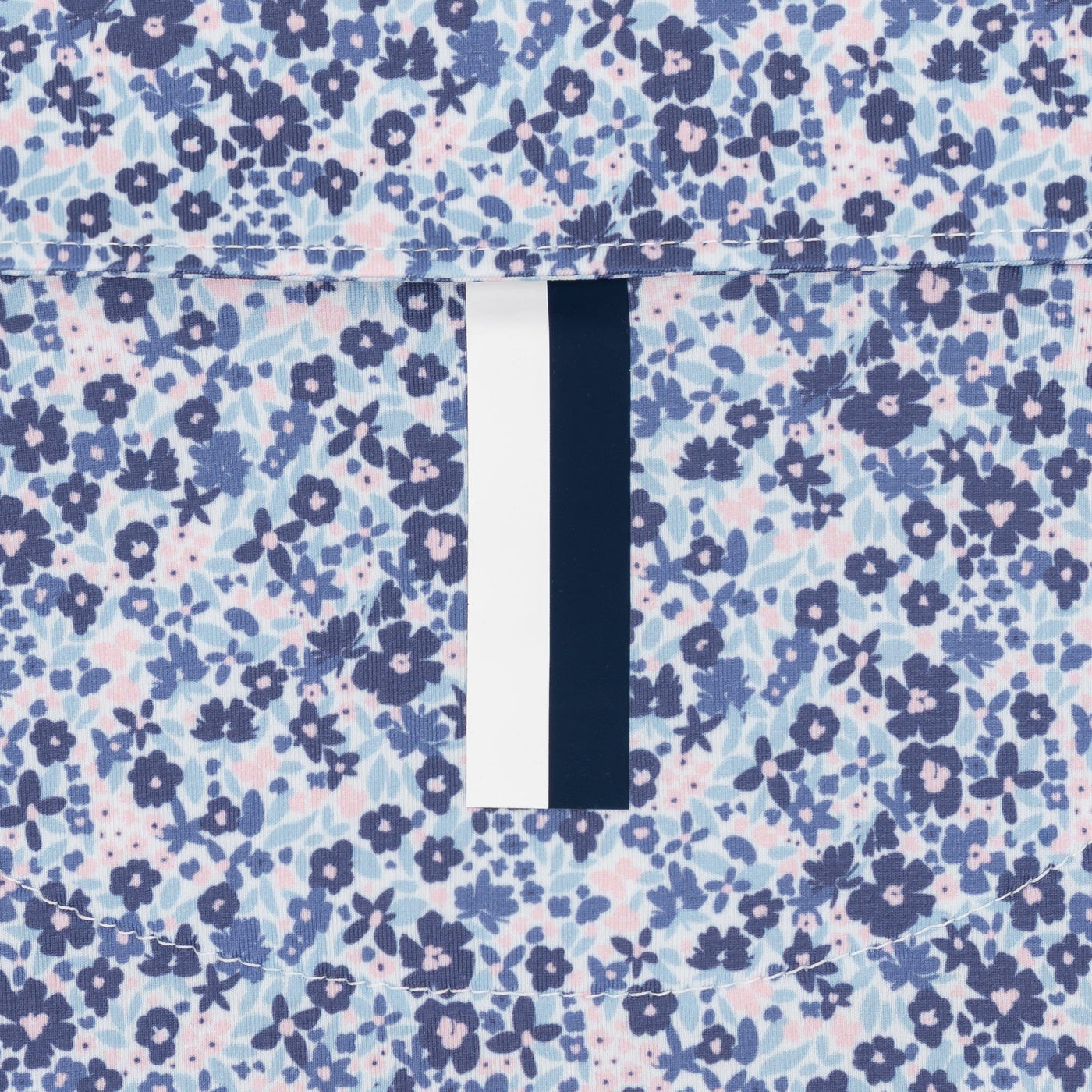 The Wildflower | Performance Polo | The Wildflower - White/Flag Blue