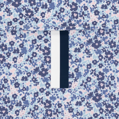 The Wildflower | Performance Polo | The Wildflower - White/Flag Blue
