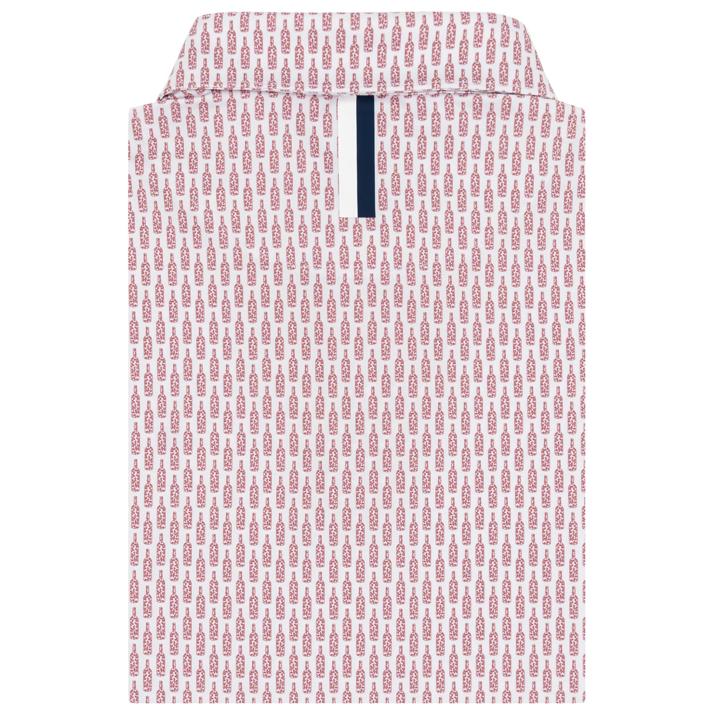 The Wine Guy | Performance Polo | The Wine Guy - White/Rooster Red