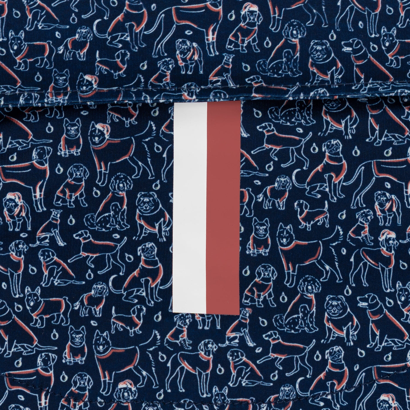 The Winter Coat | Performance Polo | The Winter Coat - Fleet Navy/Rouge Red