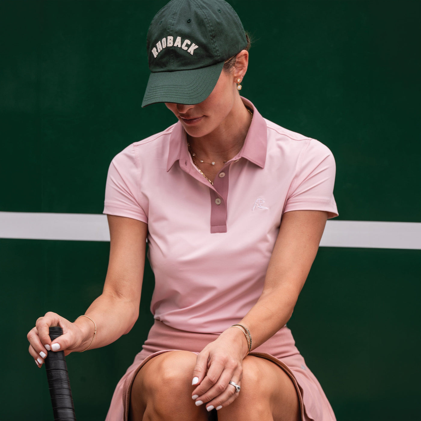 Solid Performance Polo | Solid - Lotus Pink/Dusk Pink